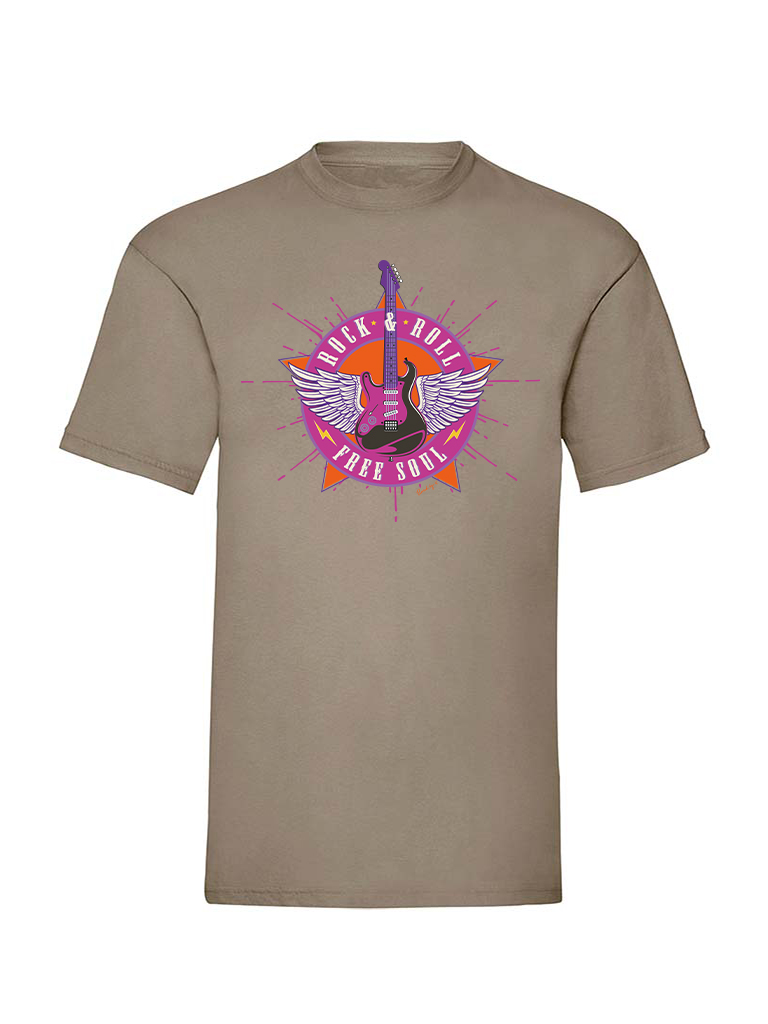 T-shirt Rock Guitar - Desert